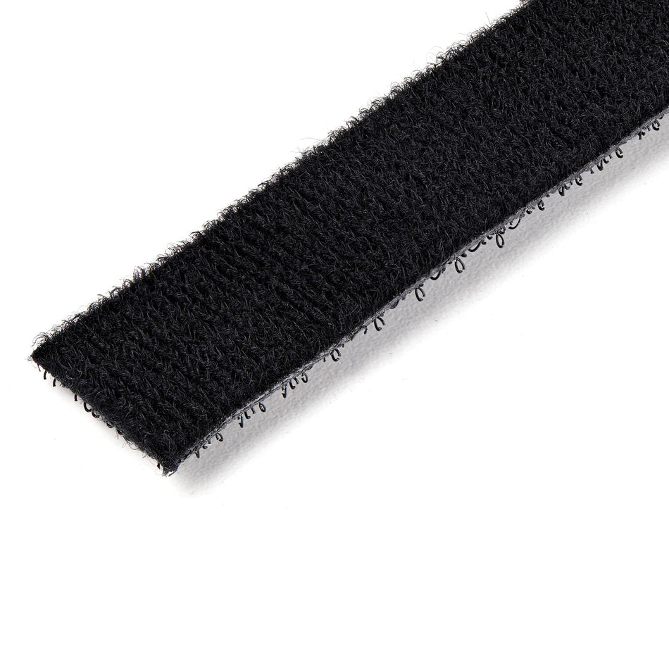 StarTech.com 100ft Hook and Loop Roll - Cut-to-Size Reusable Cable Ties - Bulk Industrial Wire Fastener Tape /Adjustable Fabric Wraps Black / Resuable Self Gripping Cable Management Straps