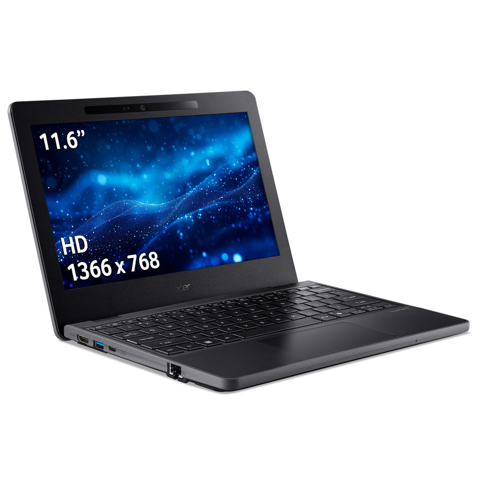 Acer TravelMate B3 TMB311-34 - 11.6" HD, Intel N150, 4GB, 128GB eMMC, Windows 11 Pro Education Notebook