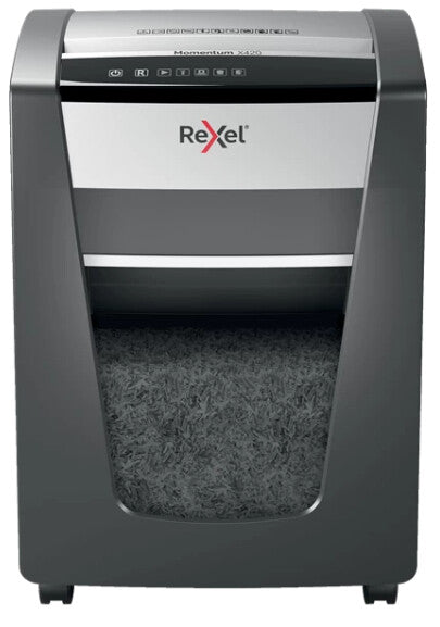 Rexel X420 paper shredder Cross shredding 60 dB 23 cm Black, Silver