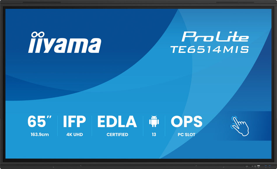 iiyama 65" Google EDLA Certified Interactive display for seamless integration and collaboration in education and enterprise