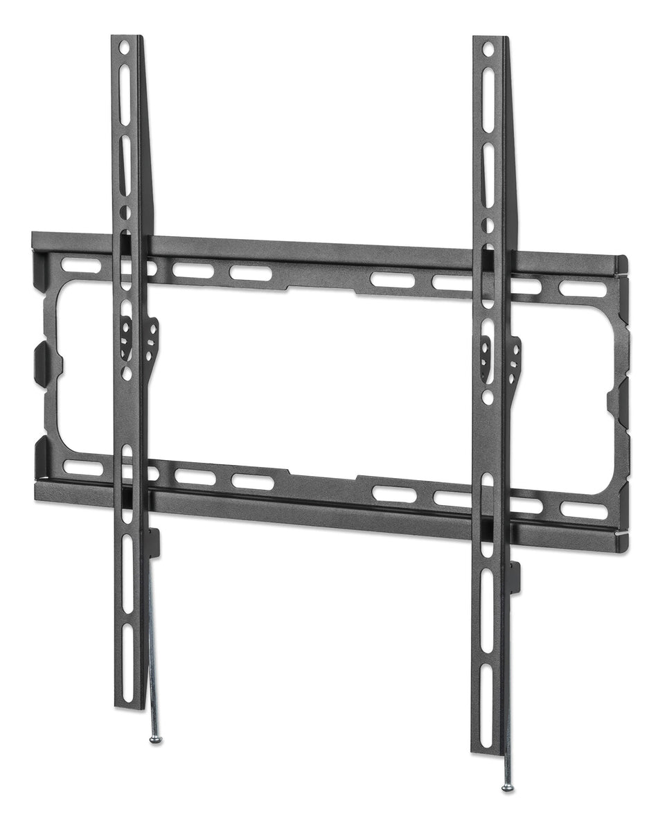 Manhattan TV & Monitor Mount, Wall, Fixed, 1 screen, Screen Sizes: 32-55", Black, VESA 200x200 to 400x400mm, Max 40kg, LFD, Lifetime Warranty