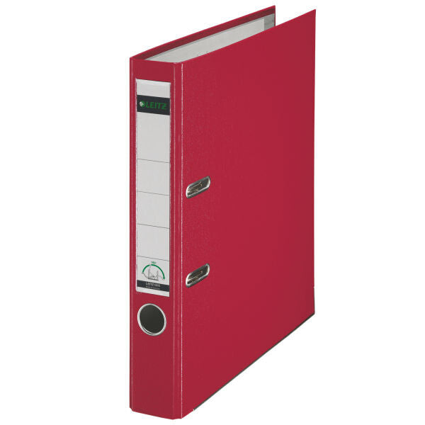 Leitz 180° Plastic Lever Arch File ring binder A4 Red