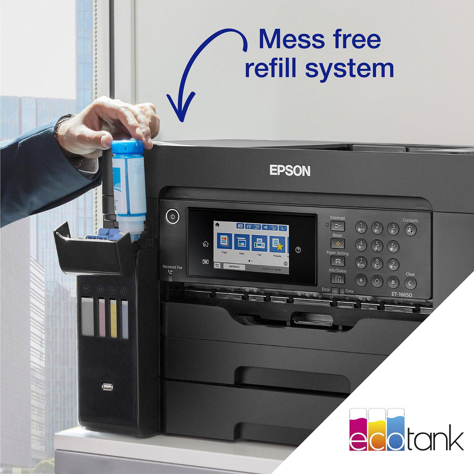 Epson EcoTank ET-16655 Inkjet A3 4800 x 1200 DPI 32 ppm Wi-Fi