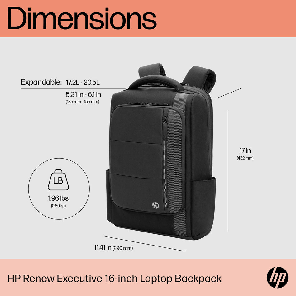 HP Renew Executive 16-inch Laptop Backpack