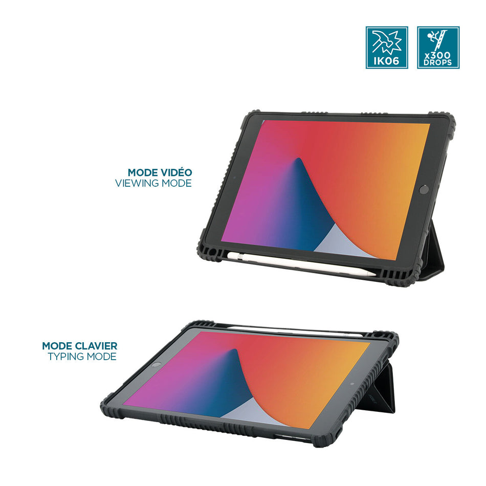 Mobilis Rugged Case for iPad 10.2'' 9th/8th/7th 25.9 cm (10.2") Folio Black