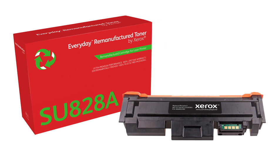 Everyday ™ Mono Remanufactured Toner by Xerox compatible with Samsung MLT-D116L, Standard capacity