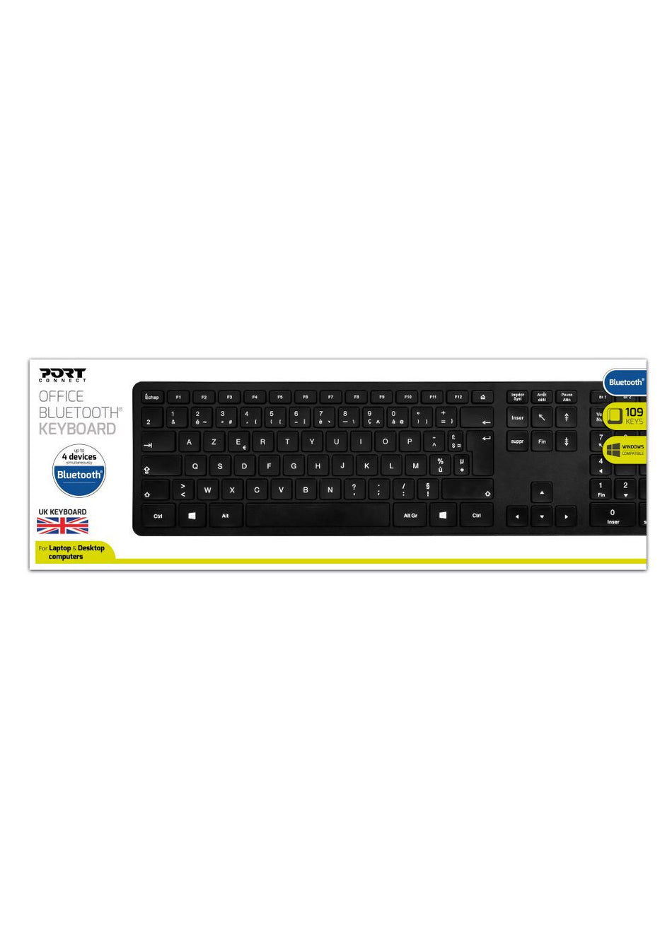 Port Designs 900903-UK keyboard Office Bluetooth QWERTY UK English Black