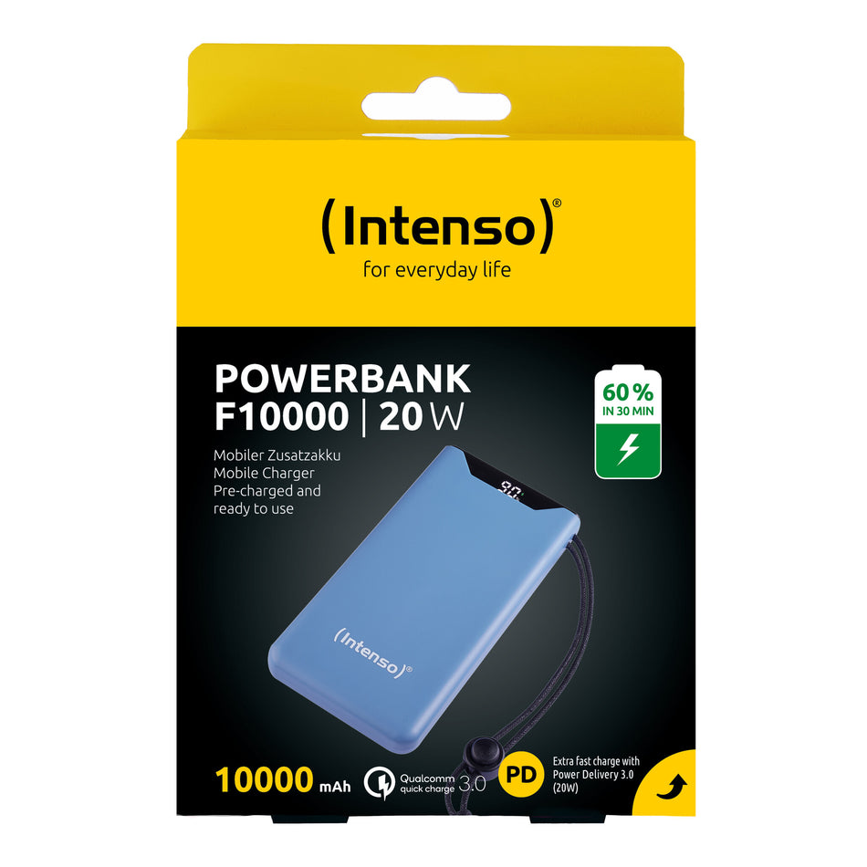 Intenso 7332035 power bank Lithium Polymer (LiPo) 10000 mAh Blue