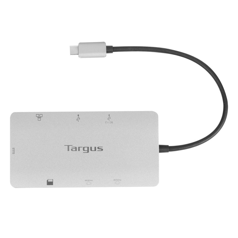 Targus DOCK423EU laptop dock/port replicator Wired USB 3.2 Gen 1 (3.1 Gen 1) Type-C Silver