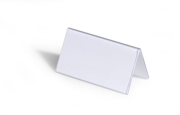 Durable 805119 non-metallic nameplate Transparent PVC