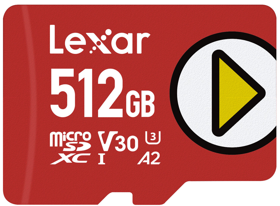 Lexar PLAY microSDXC UHS-I Card 512 GB Class 10