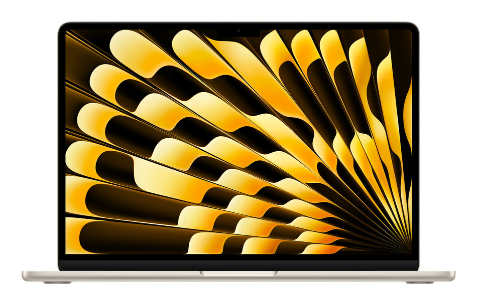 Apple MacBook Air 13-inch : M4 chip with 10-core CPU and 10-core GPU, 24GB, 512GB SSD - Starlight