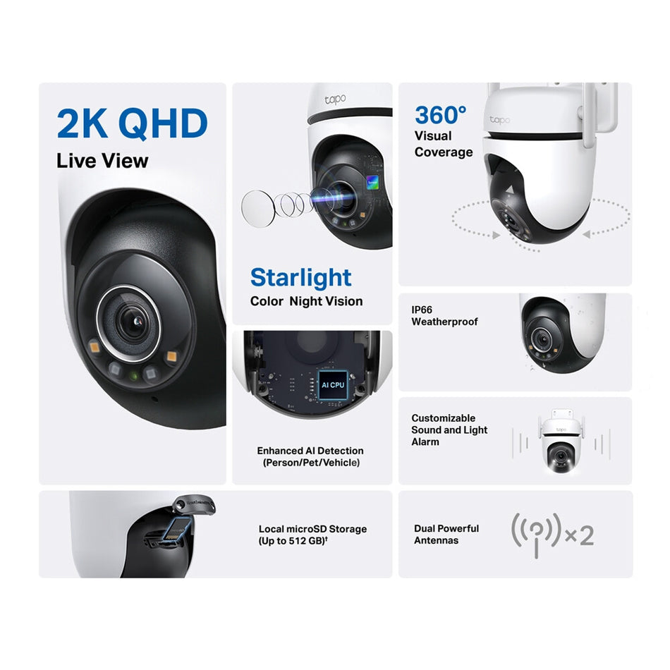 TP-Link Tapo Outdoor Pan/Tilt Security Wi-Fi Camera