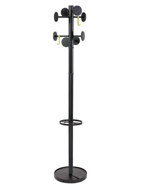Alba PMSTAN3 N coat rack Floorstanding 8 hook(s) Black