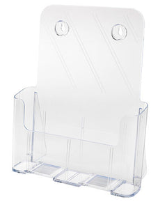 Deflecto 77001 literature rack 1 shelves Transparent