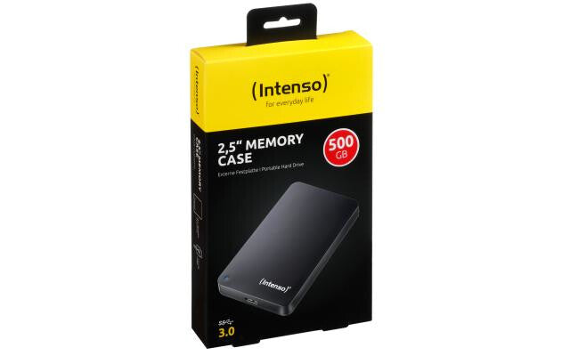 Intenso Memory Case external hard drive 1 TB 5400 RPM 2.5" Micro-USB B 3.2 Gen 1 (3.1 Gen 1) Black