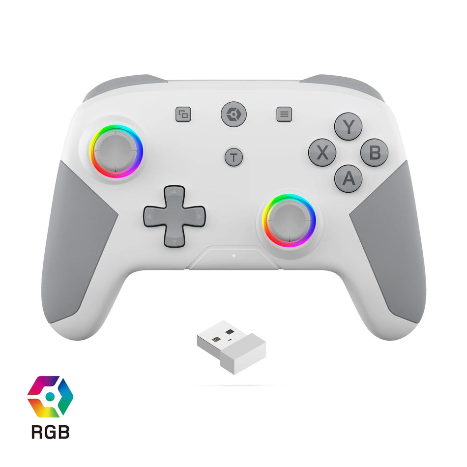 Gioteck QD1TVS-11-MU Gaming Controller White Grip controller Analogue / Digital Android, PC, iOS