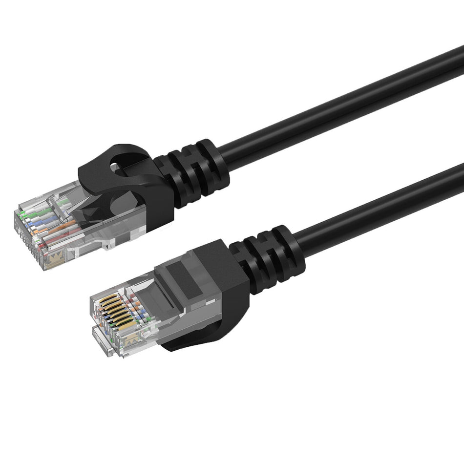 PREVO CAT6-BLK-2M networking cable Black