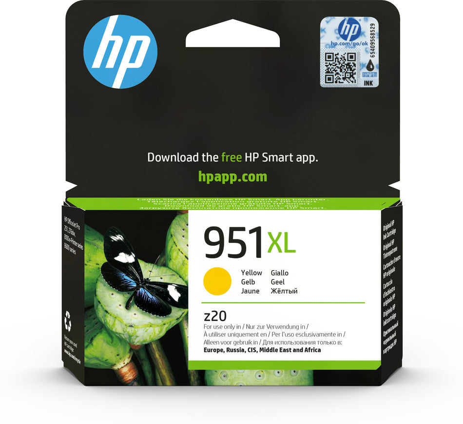 HP 951XL High Yield Yellow Original Ink Cartridge