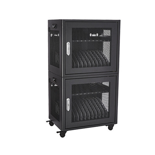 V7 CHGSTA12AC-1K portable device management cart/cabinet Black