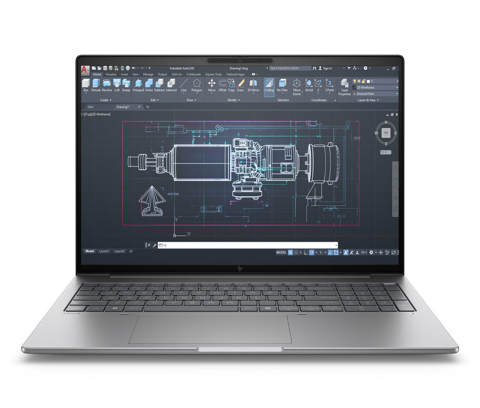 HP ZBook 8 G1i 16 inch Mobile Workstation PC - Data Science Intel Core Ultra 7 255H 40.6 cm (16") WUXGA 16 GB DDR5-SDRAM 512 GB SSD NVIDIA RTX 500 Ada Wi-Fi 7 (802.11be) Windows 11 Pro AI PC