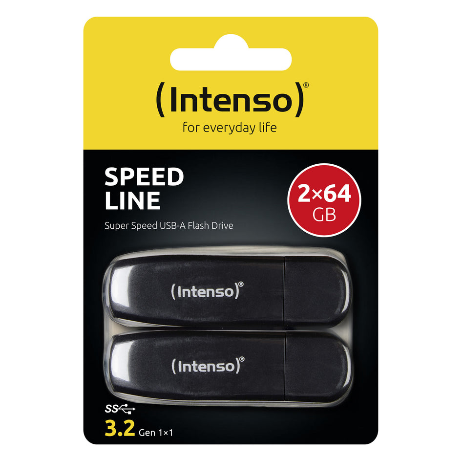 Intenso 3533494 USB flash drive 64 GB USB Type-A 3.2 Gen 1 (3.1 Gen 1) Black