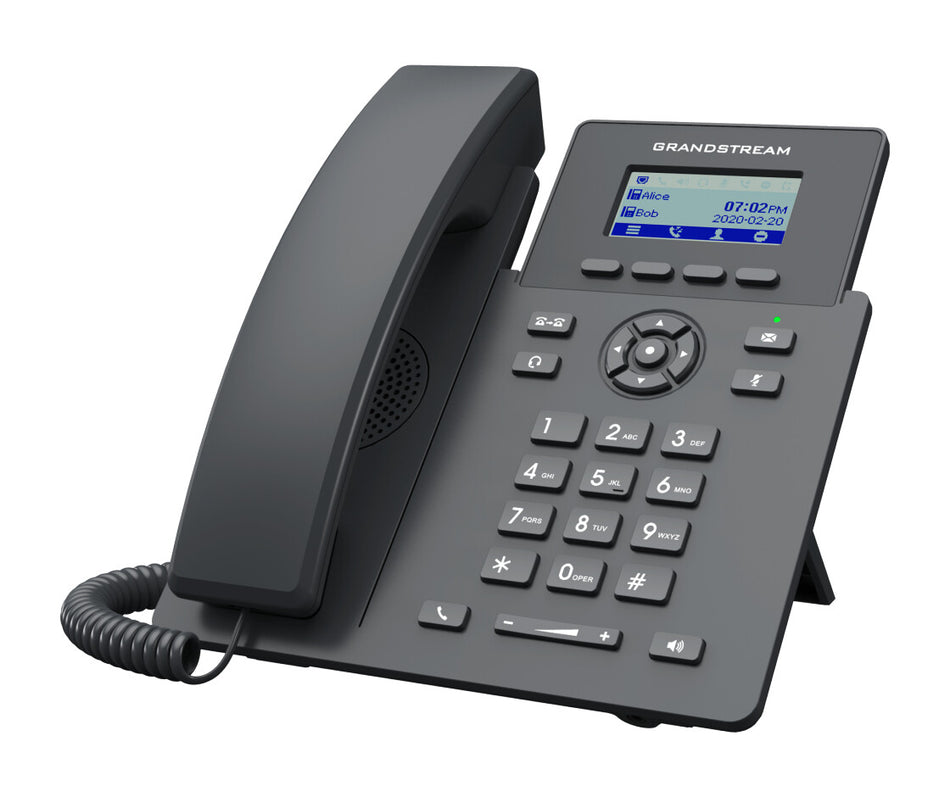Grandstream Networks GRP2601P IP phone Black 2 lines LCD
