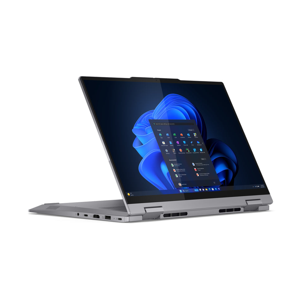 Lenovo ThinkBook 14 Intel Core Ultra 5 125U Hybrid (2-in-1) 35.6 cm (14") Touchscreen WUXGA 16 GB DDR5-SDRAM 256 GB SSD Wi-Fi 6E (802.11ax) Windows 11 Pro Grey