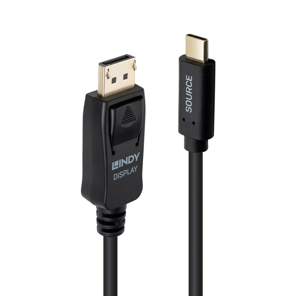 Lindy 1m USB Type C to DisplayPort 4K60 Adapter Cable with HDR
