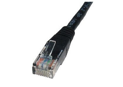 Cables Direct Cat5e Patch networking cable Black 30 m