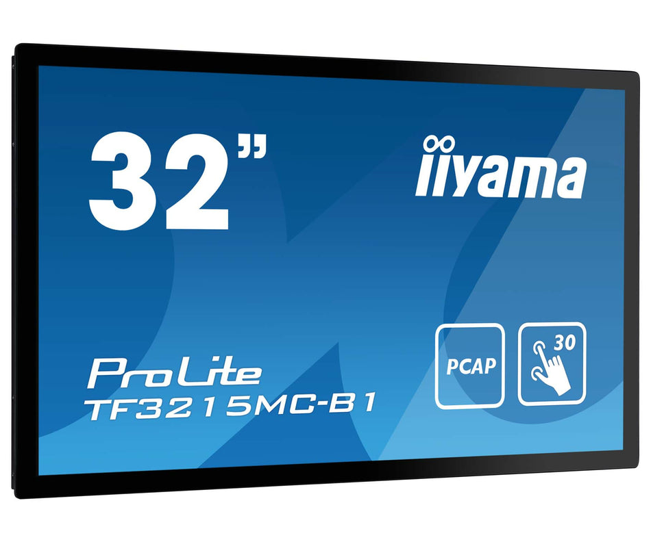 iiyama ProLite TF3215MC-B2 computer monitor 81.3 cm (32") 1920 x 1080 pixels Full HD LED Touchscreen Kiosk Black