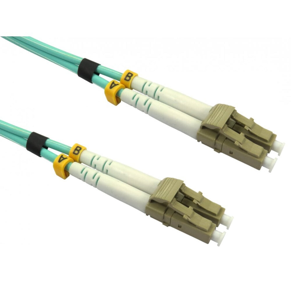 Cables Direct FB4M-LCLC-005D InfiniBand/fibre optic cable 0.5 m LC Aqua colour
