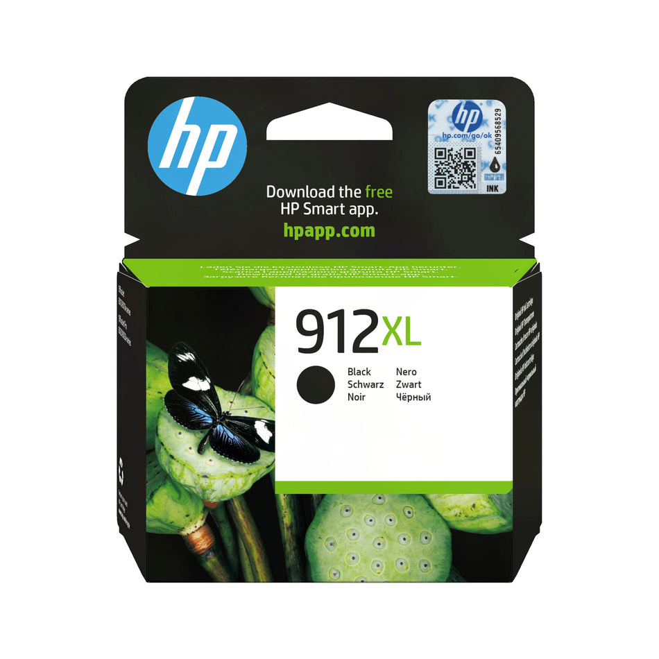 HP 912XL High Yield Black Original Ink Cartridge