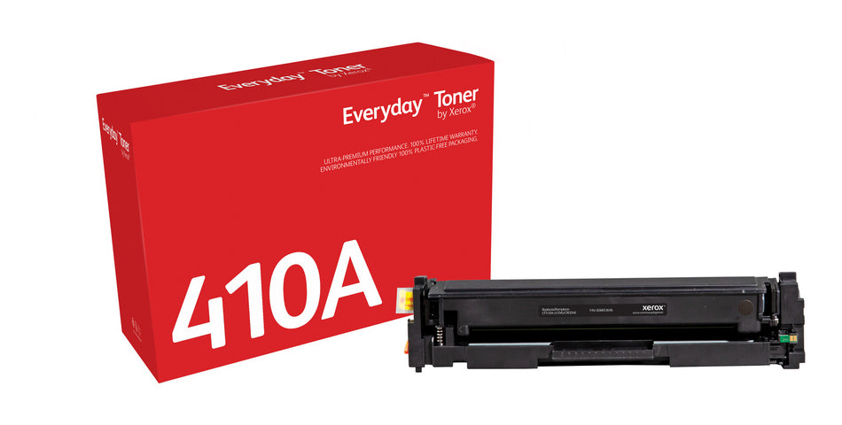 Everyday™ Black Toner by Xerox compatible with HP 410A (CF410A), Standard capacity