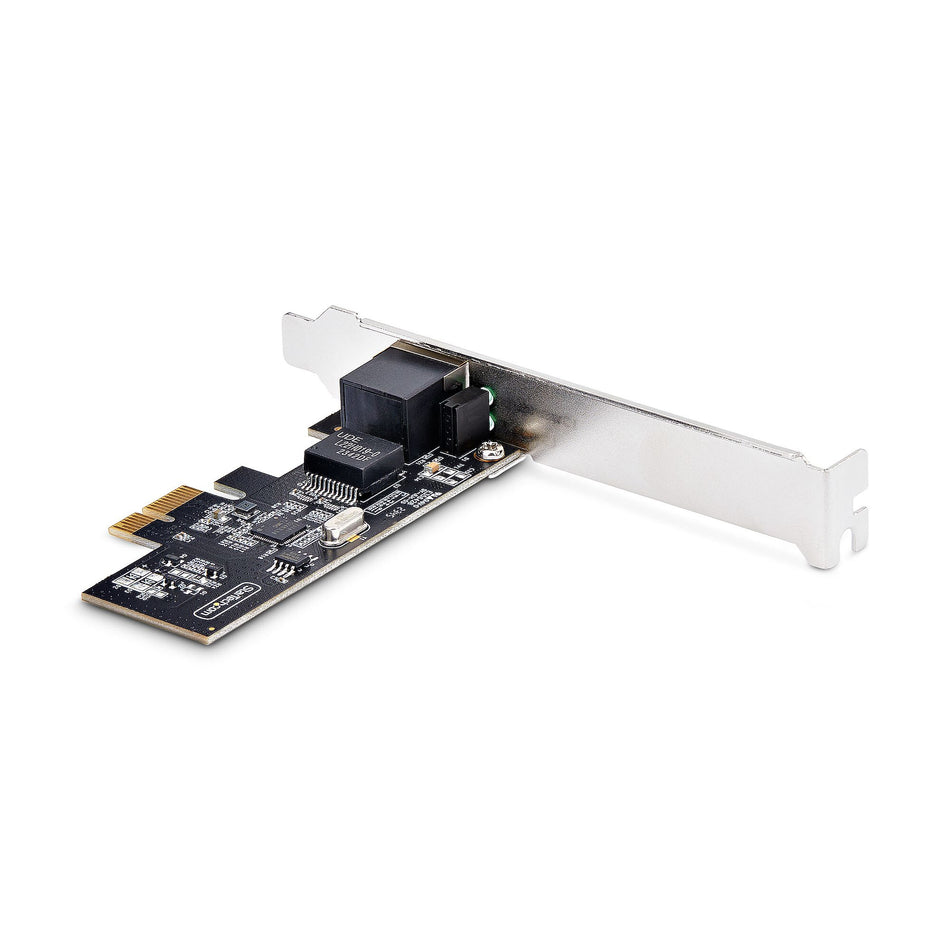 StarTech.com 1-Port 2.5Gbps NBASE-T PCIe Network Card, Intel® I225-V, Single-Port Computer Network Card, Ethernet MultiGigabit NIC, PCI Express Server LAN Card