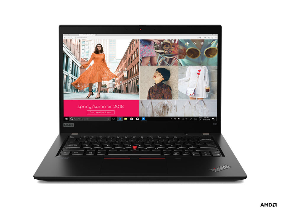 Lenovo ThinkPad X13 AMD Ryzen™ 5 PRO 4650U Laptop 33.8 cm (13.3") Full HD 8 GB DDR4-SDRAM 256 GB SSD Windows 11 Pro Black