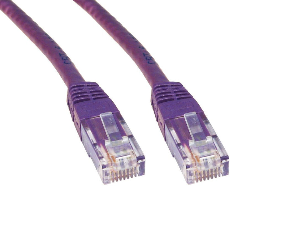 Cables Direct 3m Cat6 networking cable Violet U/UTP (UTP)