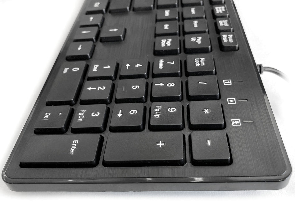 Accuratus 276R V4 keyboard Universal USB QWERTY English Black