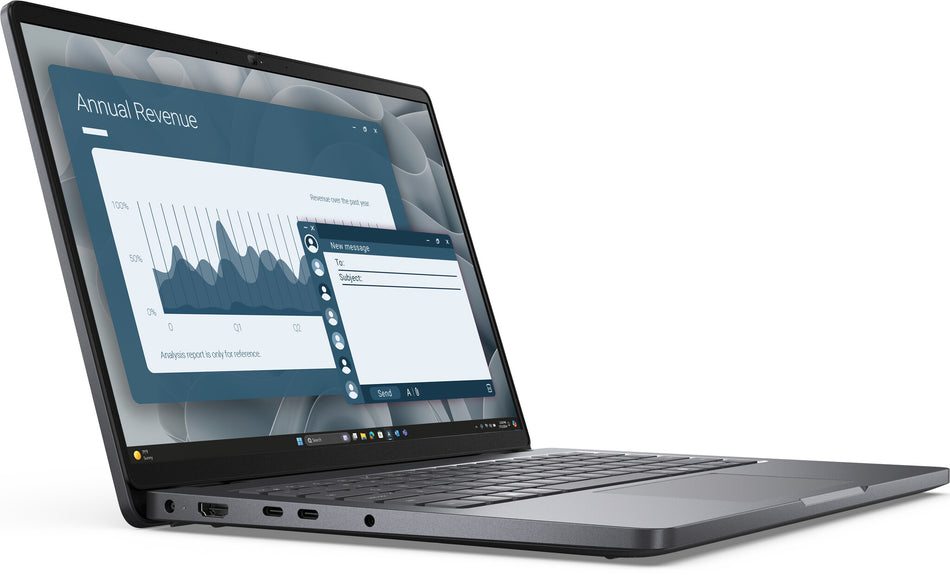 DELL Pro PC14255 AMD Ryzen™ 5 PRO 230 Laptop 35.6 cm (14") Full HD+ 16 GB DDR5-SDRAM 512 GB SSD Wi-Fi 6E (802.11ax) Windows 11 Pro UK English Black