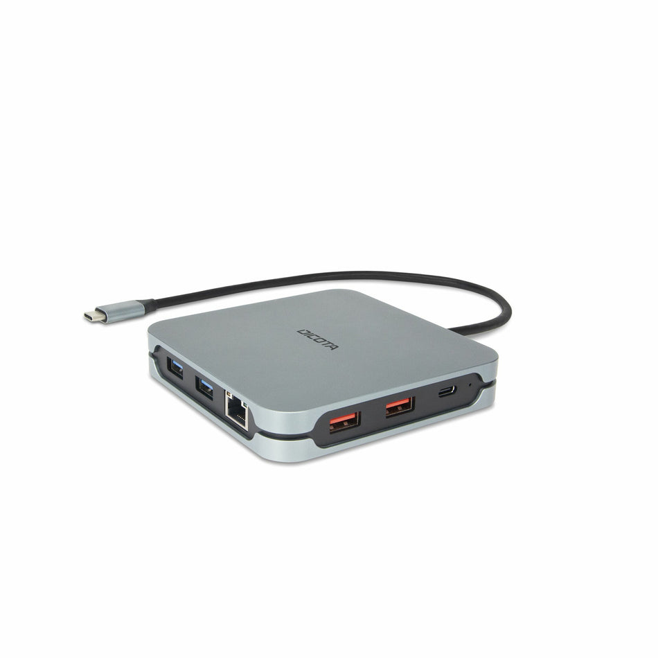 DICOTA D32057 interface hub USB Type-C 10000 Mbit/s Silver