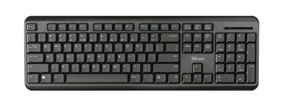 Trust Ody keyboard Office RF Wireless QWERTY UK English Black