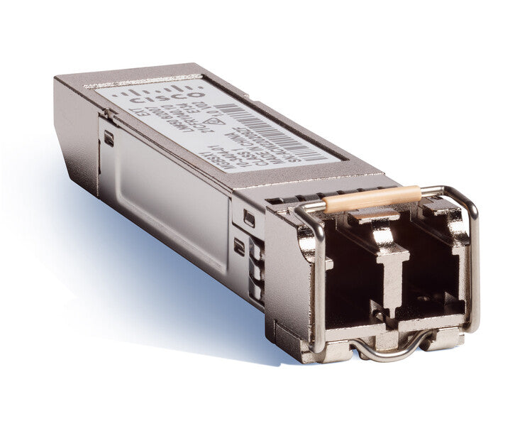 Cisco 1000BASE-SX SFP Module for Gigabit Ethernet Deployments, Hot Swappable, 5-Year Standard Warranty (GLC-SX-MMD=)