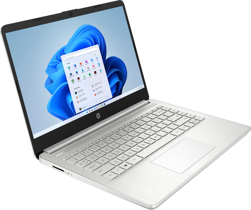 HP 14s-dq5013na Intel® Core™ i3 i3-1215U Laptop 35.6 cm (14") Full HD 4 GB DDR4-SDRAM 128 GB SSD Wi-Fi 5 (802.11ac) Windows 11 Home in S mode Silver