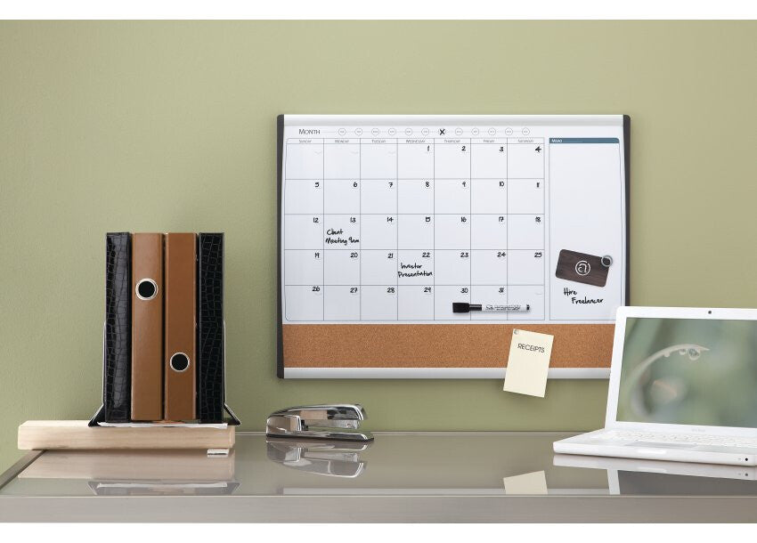 Rexel Magnetic Monthly Organiser Combi Board 585x430mm