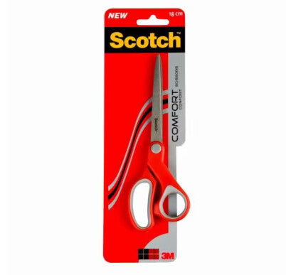 3M 7000033998 stationery/craft scissors Office scissors Straight cut Grey, Red