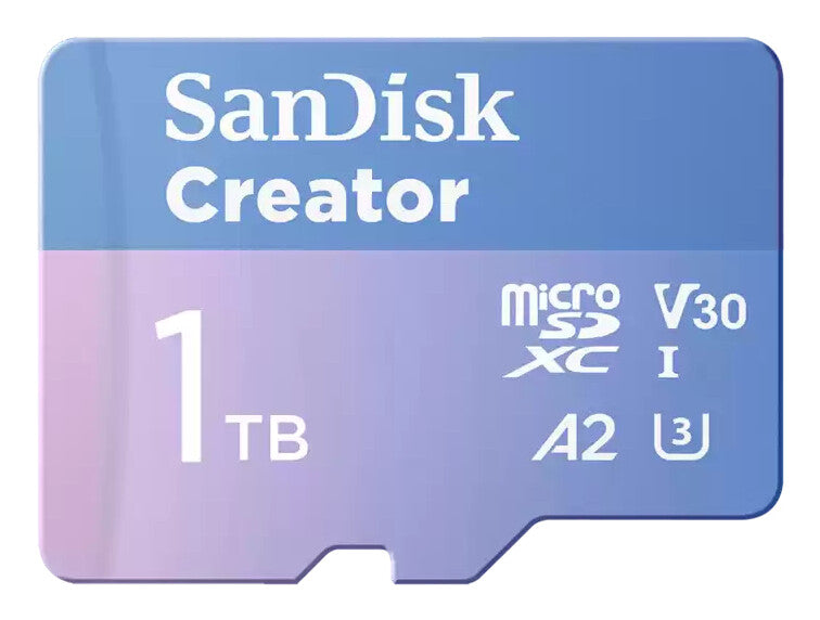 SanDisk Creator 1 TB MicroSDXC UHS-I Class 10