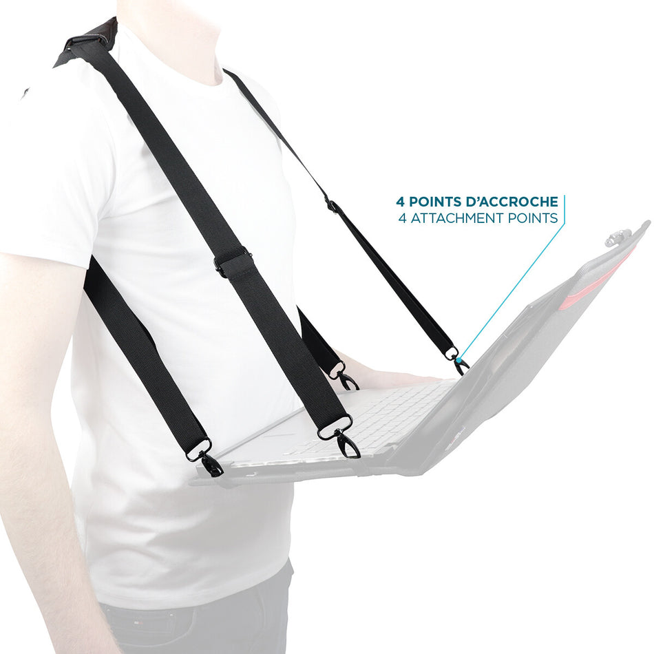 Mobilis Shoulder strap 4 attachments for typing and transport 001024