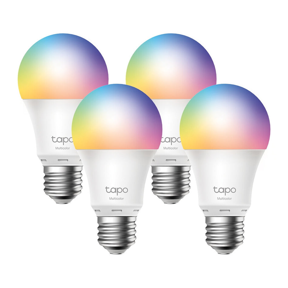 TP-Link Tapo Smart Wi-Fi Light Bulb, Multicolor, 4-Pack