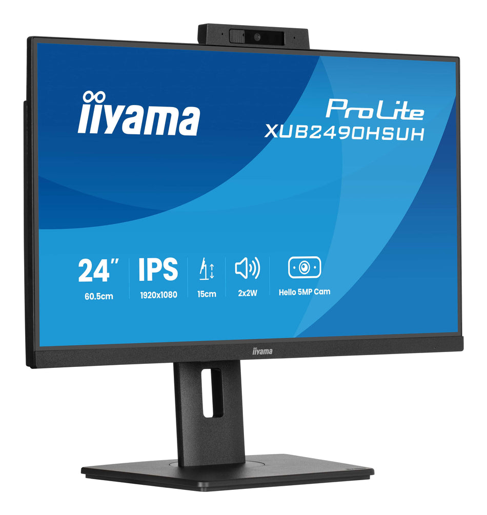 iiyama XUB2490HSUH-B2 computer monitor 60.5 cm (23.8") 1920 x 1080 pixels Full HD LED Black