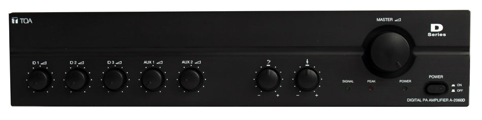 TOA A-2060DD audio amplifier 1.0 channels Performance/stage Black